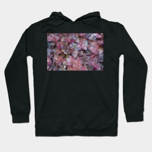 Heuchera 'Obsidian' oil painting effect Hoodie